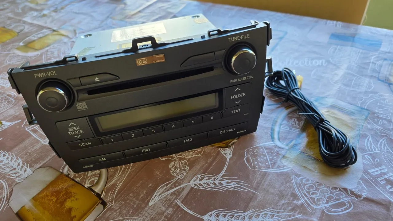 Central rádio Toyota Original - CD/MP3/AUX