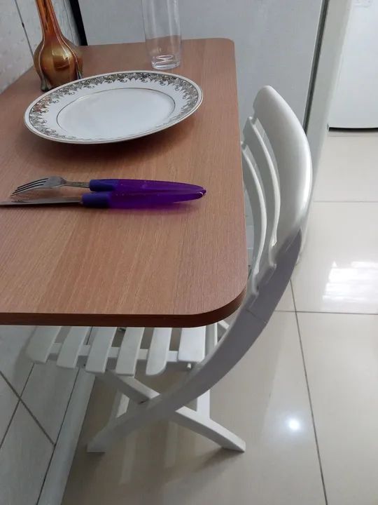 ? Mesa Dobrável retrátil de Parede em MDF 100%- Praticidade e Elegância no Seu Espaço! - Foto 3