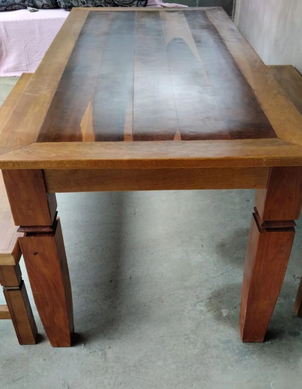 Mesa madeira de lei maciça Nobre  - Foto 2