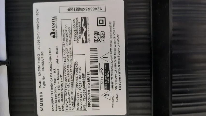 Kit Samsung UN55NU7100G original usado - Foto 2