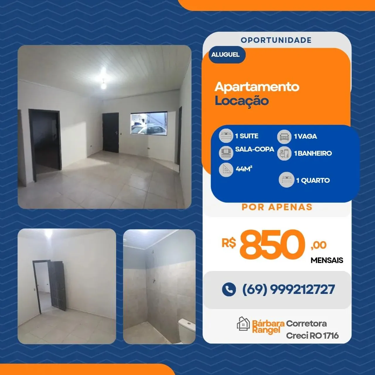 Imóvel para aluguel com 40 metros quadrados com 2 quartos em Cuniã - Porto Velho - RO