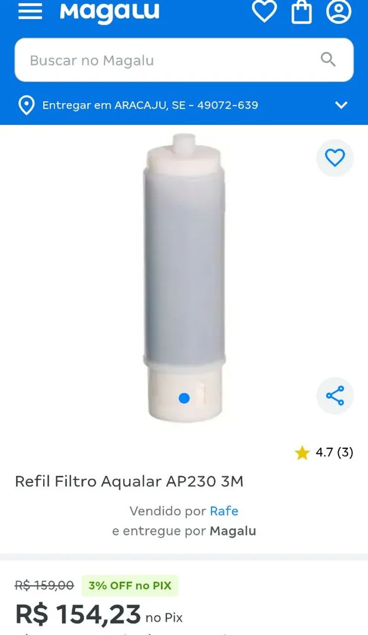 Filtro de água e refis Aquaplus444717669097809922