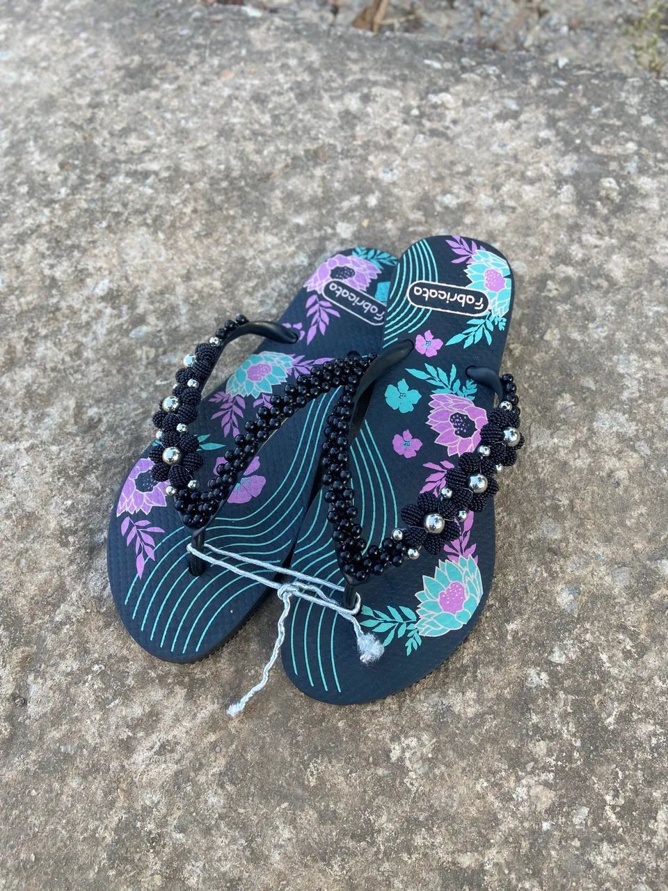 Chinelo Bordado Premium