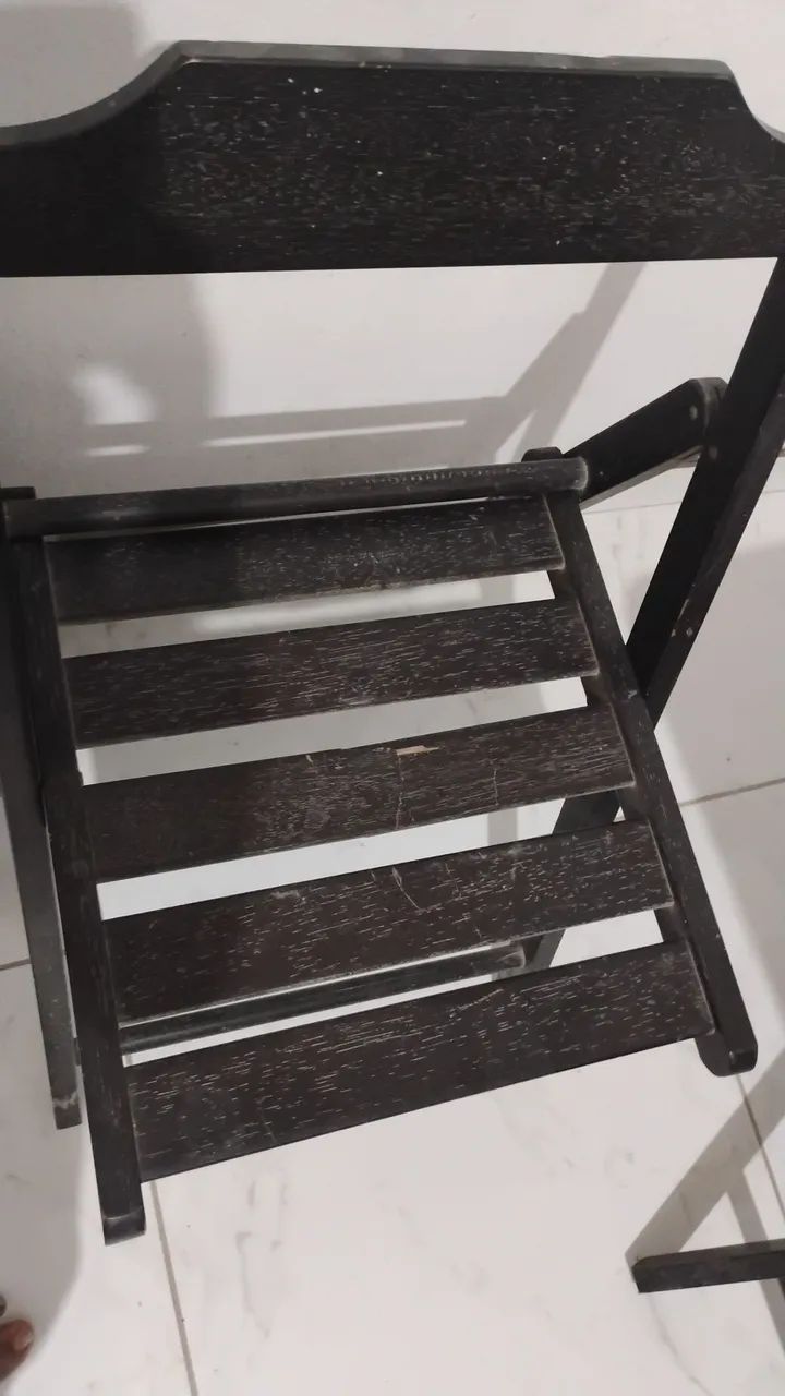 Cadeira com 4 cadeiras, maciça  - Foto 3