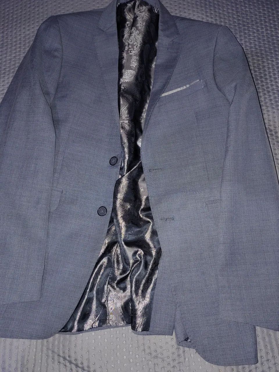 Terno cinza Raffler blazer 46 e calça 40  - Foto 4