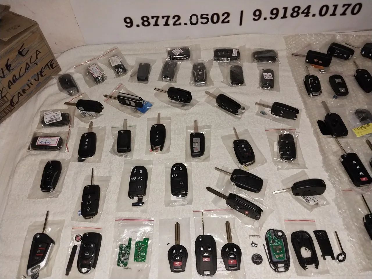 Chave e carcaça canivete automotivo  - Foto 4