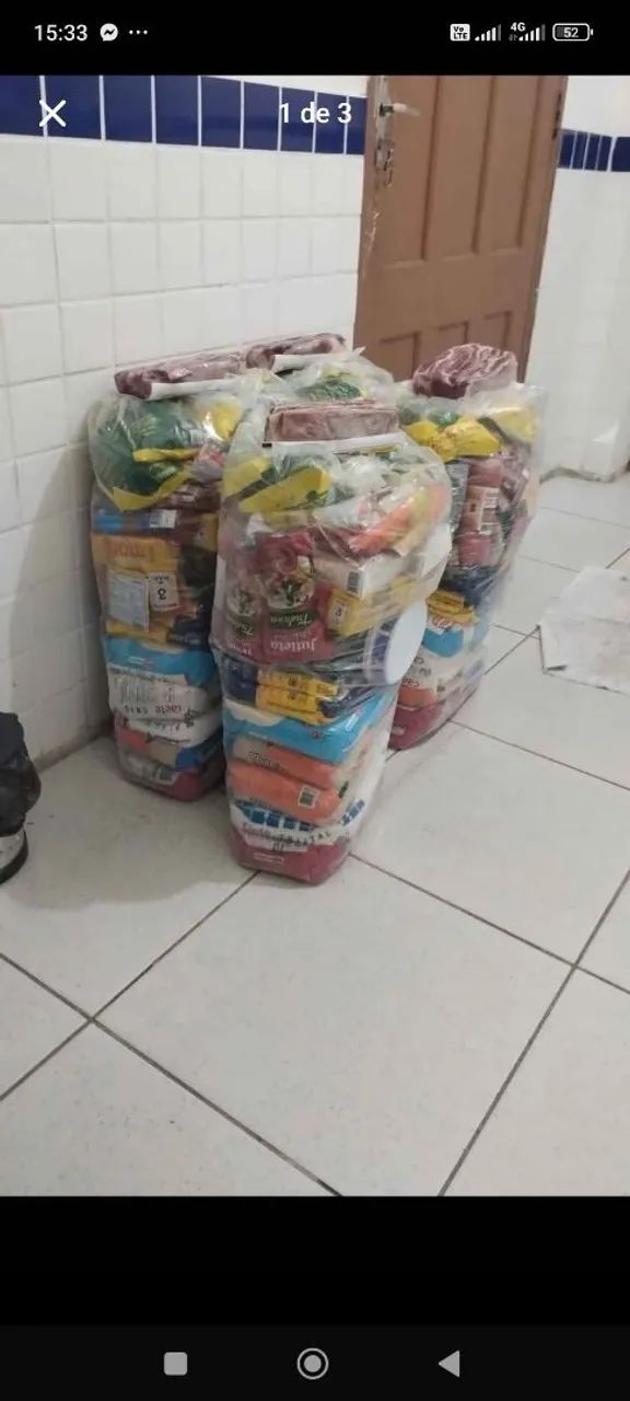 CESTA BASICA + 1KG DE CHARQUE - FRETE GRÁTIS 