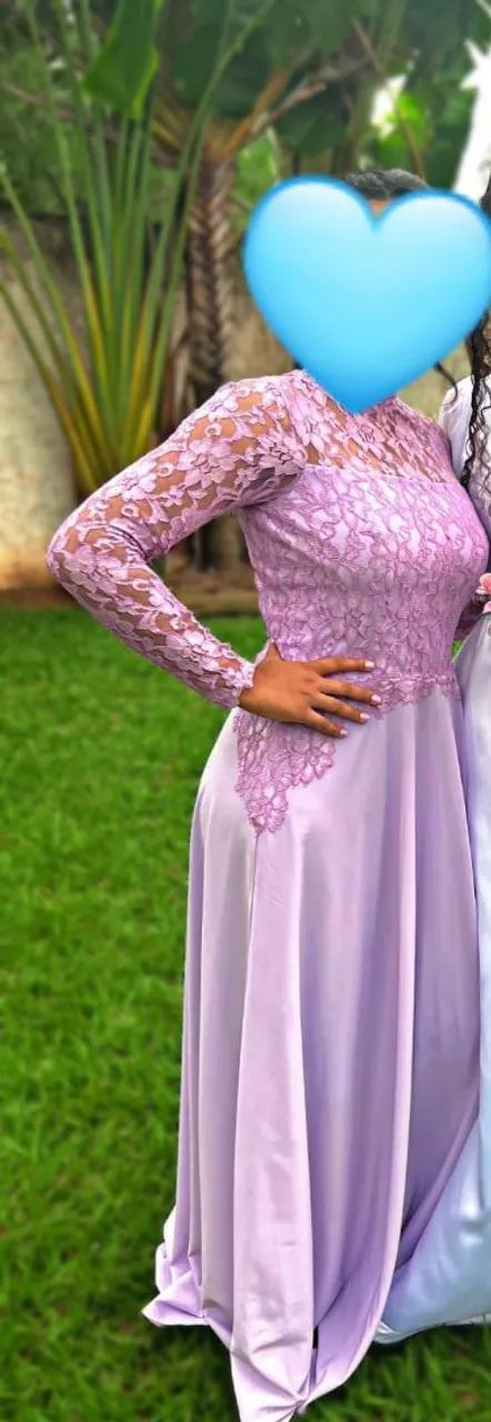 Vestido lilás para festa  - Foto 2