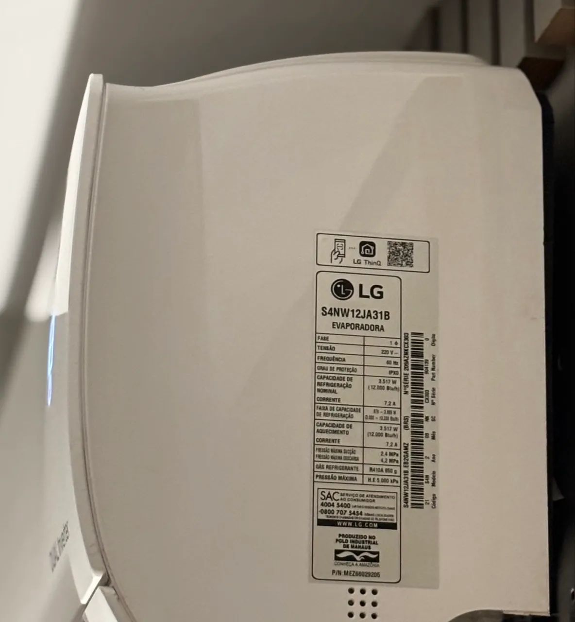 Ar condicionado 12 btu LG duo inverter  - Foto 2