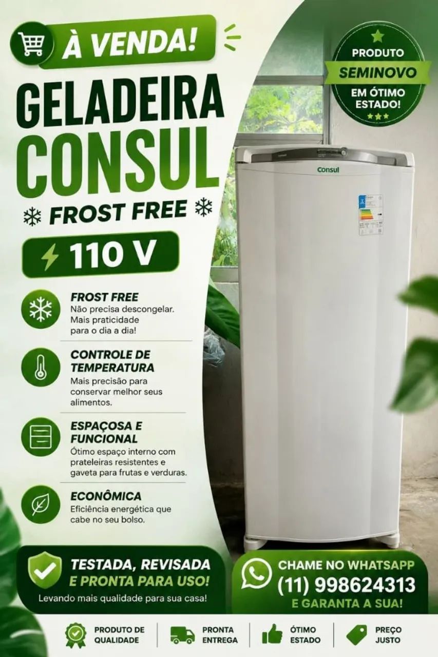 Geladeira zerada