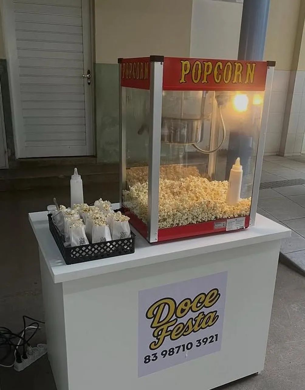 Máquina de Algodão Doce e Pipoqueira profissional  - Foto 2