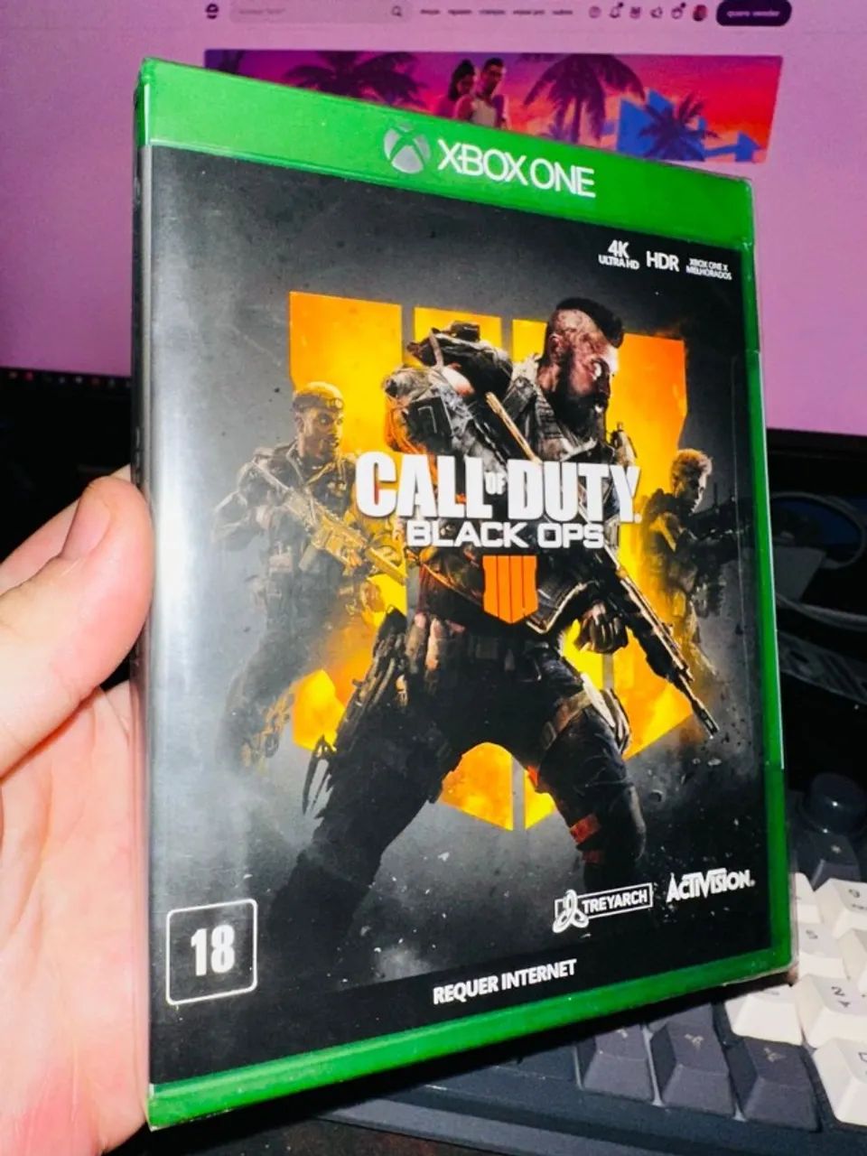 jogo original para xbox one/series - call of duty black ops 4 lacrado