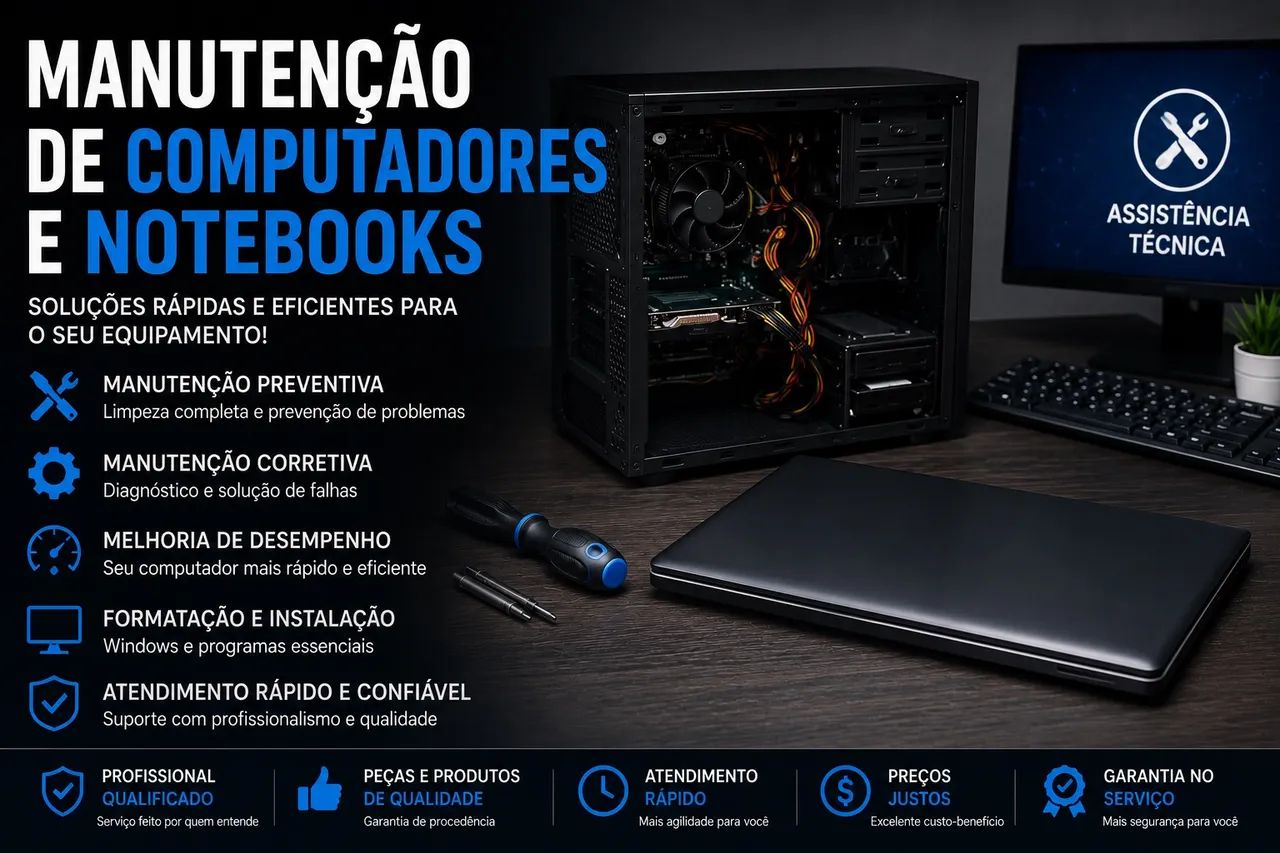 Manutenção de computador e notebook