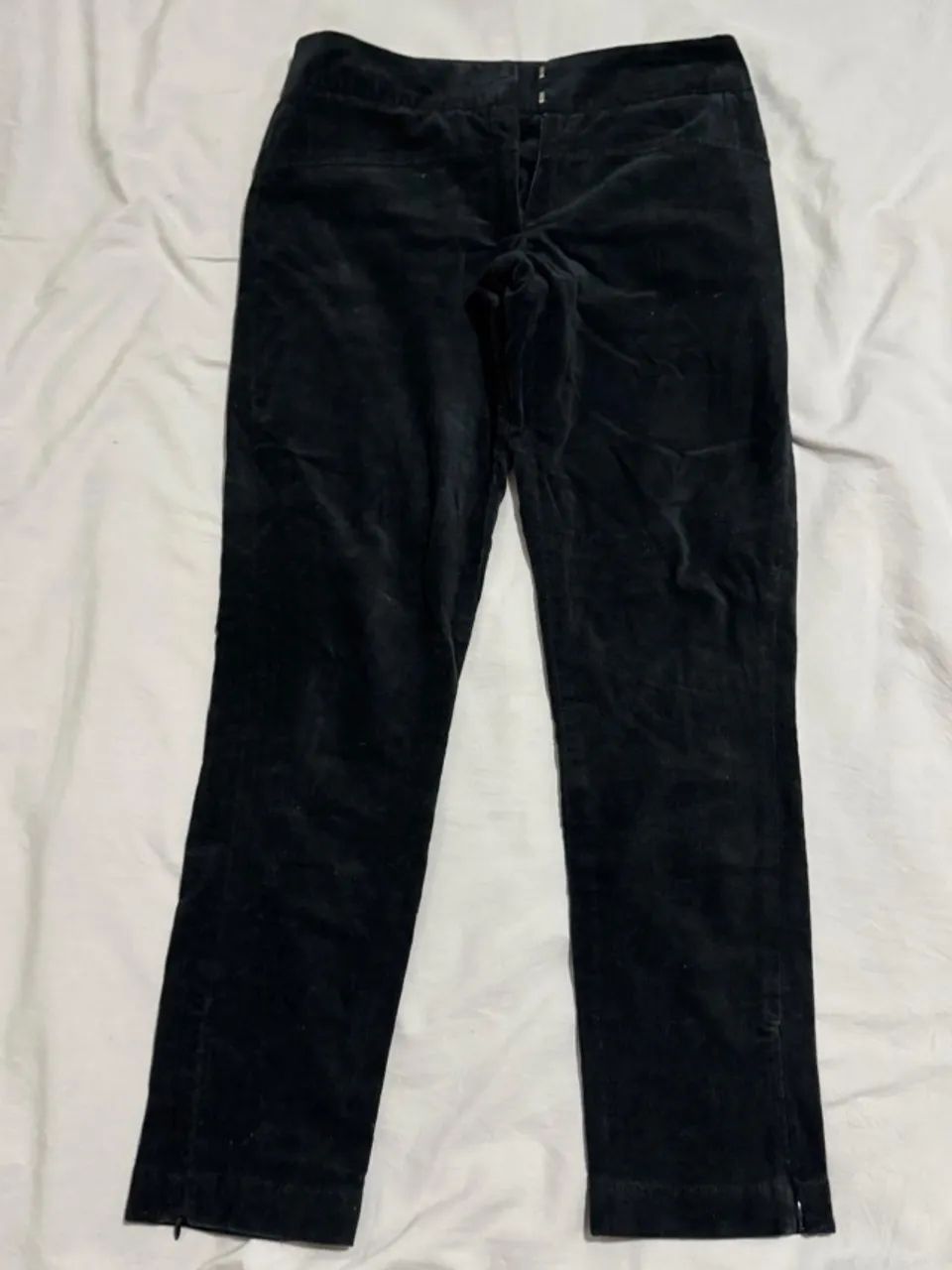 Calça de veludo preta "ATEEN"