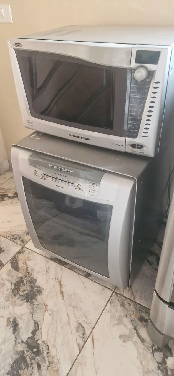 Lava louças e micro-ondas Brastemp 