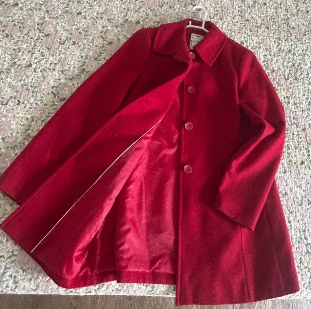 Casaco em lã - Vermelho - Foto 2
