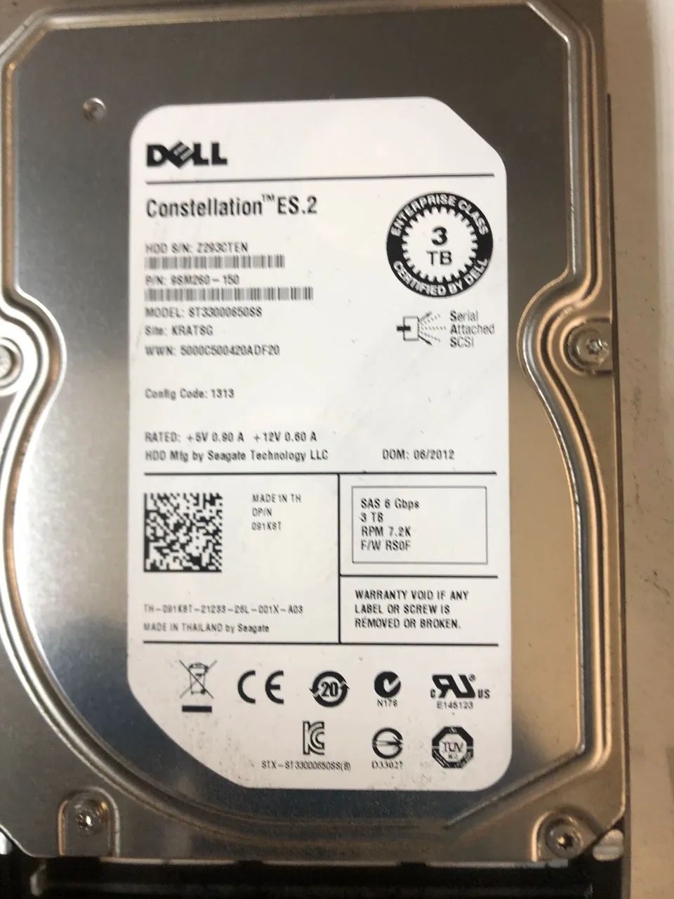 HD 3TB Dell445600548006799365