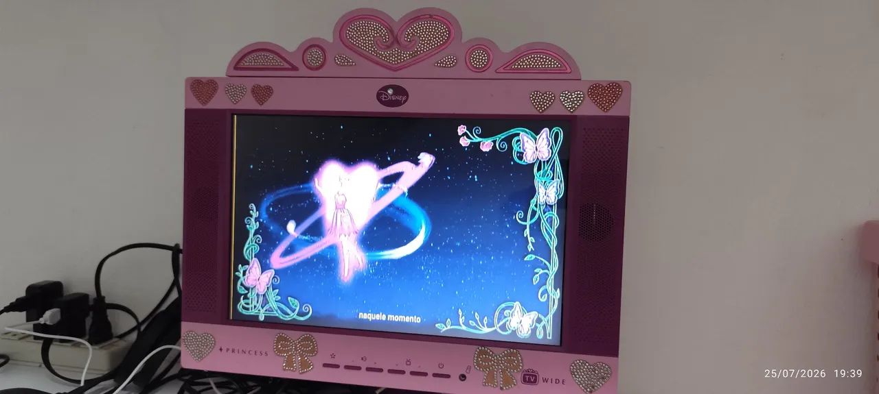 Tv da princesa lcd 13,5 polegadas  - Foto 3