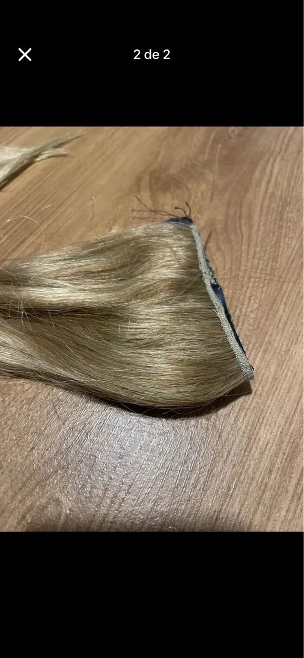 Cabelo Brasileiro Loiro Tic Tac - Foto 2
