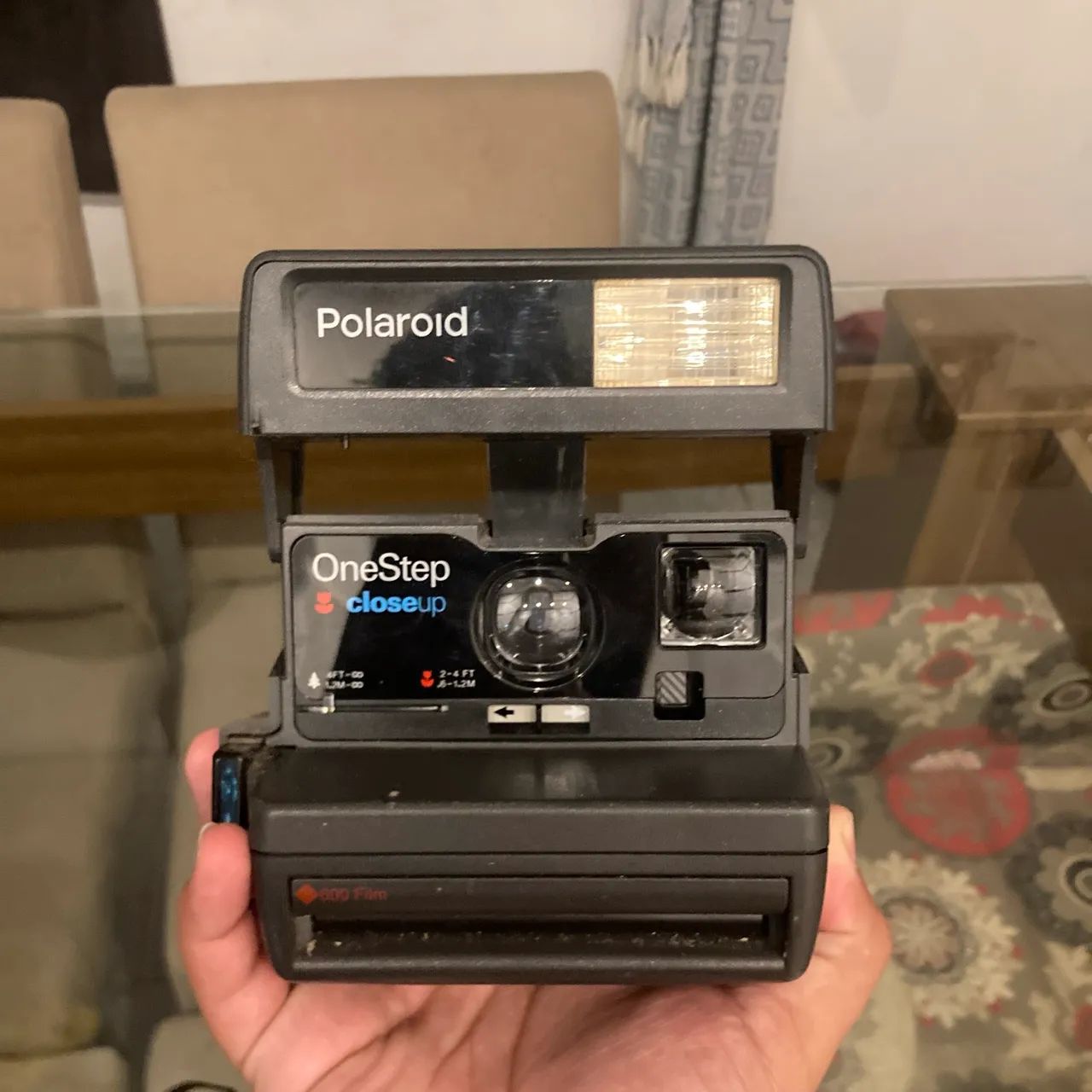 câmera polaroid