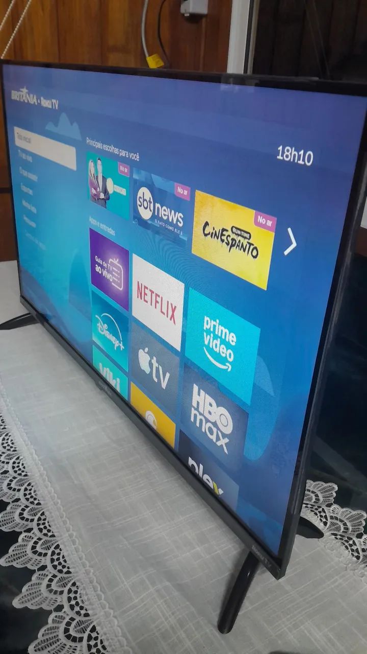Tv britania 32 polegadas smart sistema roku tv - Foto 2