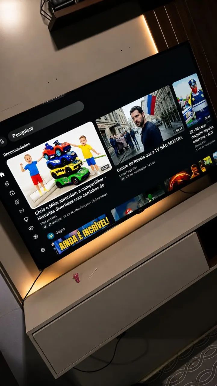 Smartv TCL 50 polegadas 4K - Foto 4