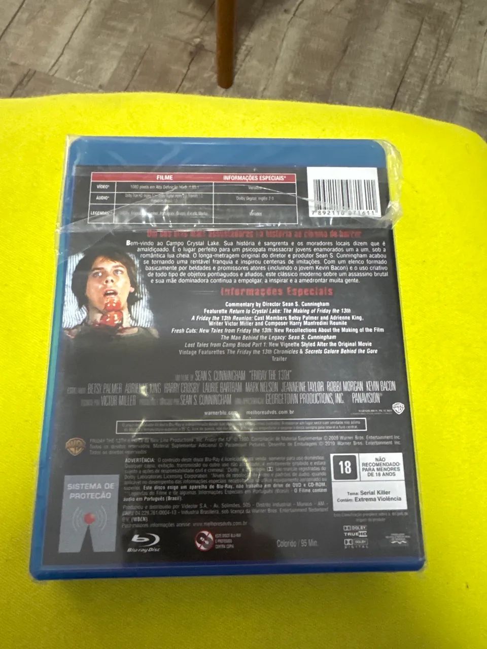 Blu Ray Sexta-feira 13 (1980) Raro, Original, Novo, Lacrado - DVD Blu Ray Sexta-feira 13 (1980) Raro, Original, Novo, Lacrado - DVD