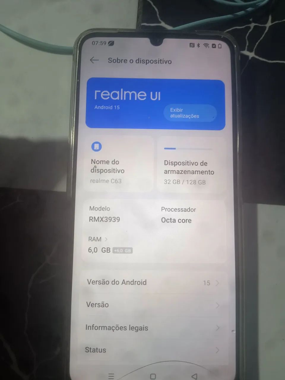 Realme c63 128 gb leia  - Foto 3