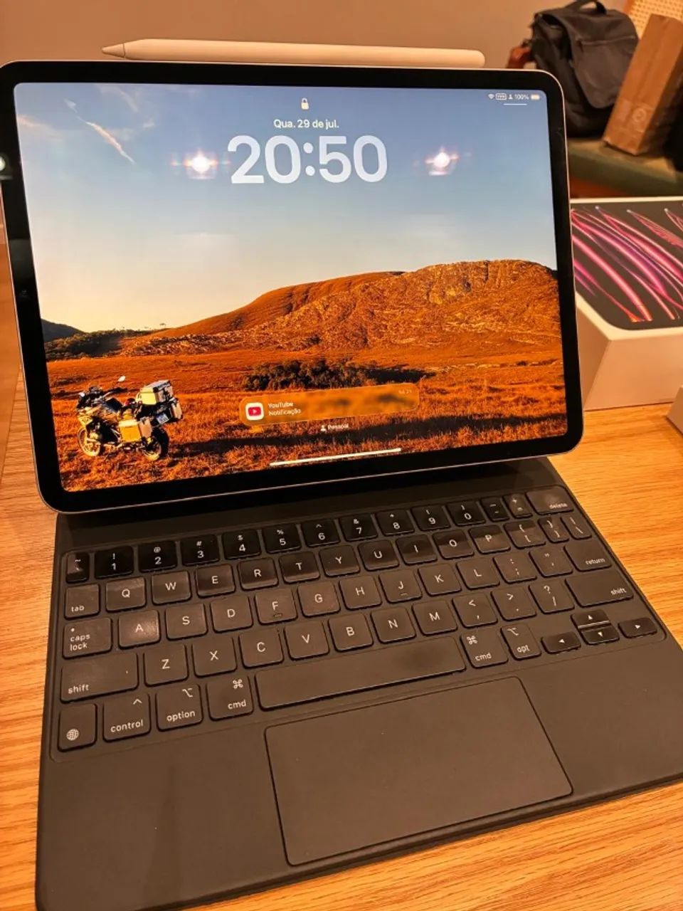 iPad Pro 11" (4ª Geração) 128GB ? Impecável com Apple Pencil 2 + Magic Keyboard - Foto 5
