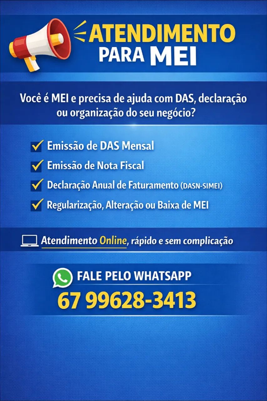 ATENÇÃO VOCÊ QUE É MEI