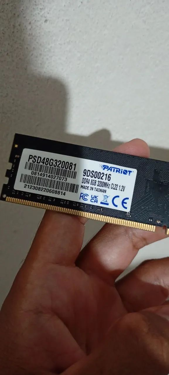 Memória ddr4 3200hz