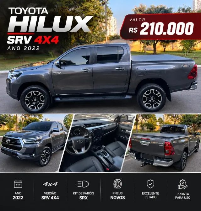 Toyota Hilux Hilux CD SRV 4x4 2.8 TDI Diesel Aut. 2022