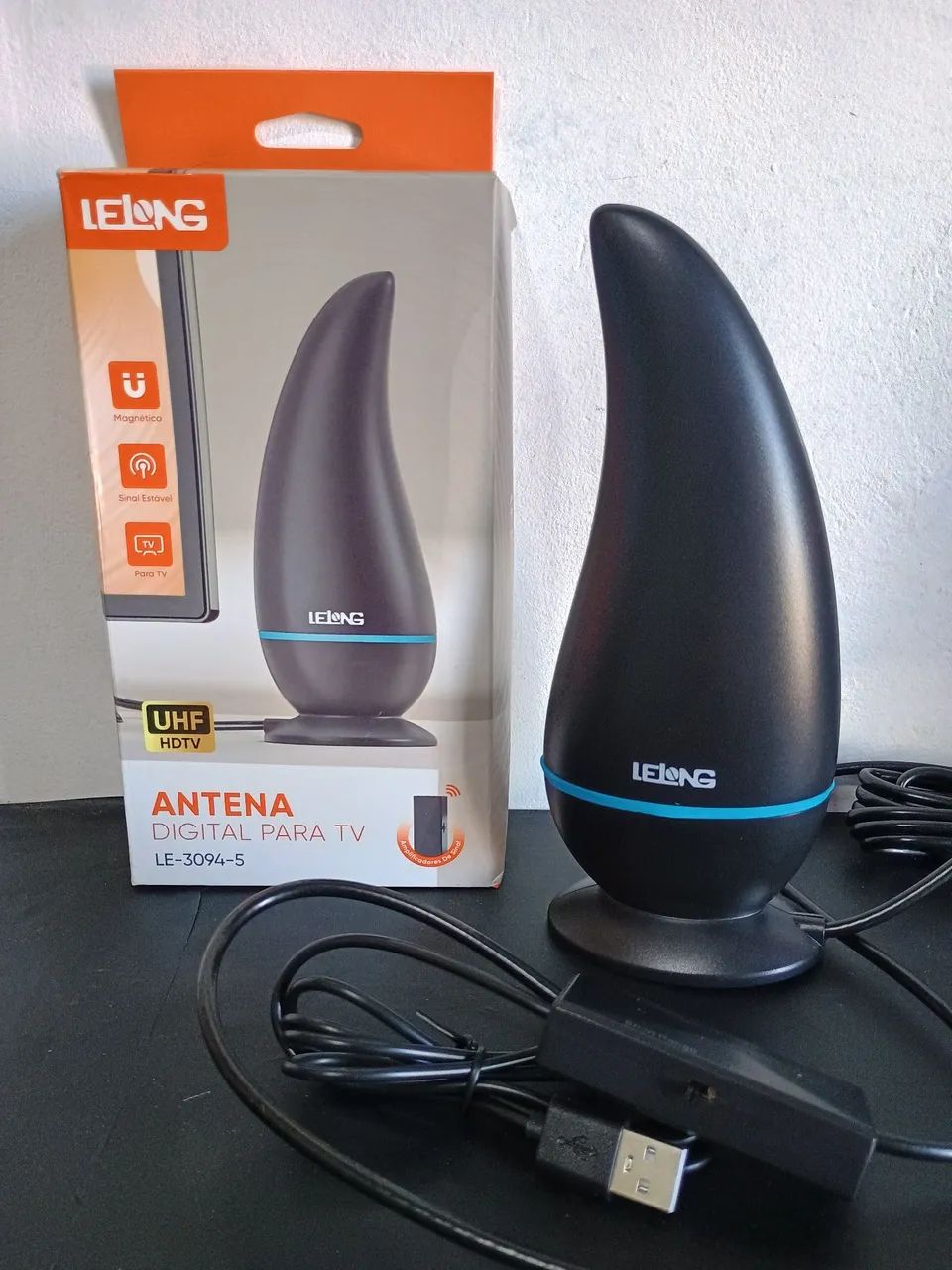 Antena digital interna com amplificador de sinal / MEGA OFERTA  - Foto 3