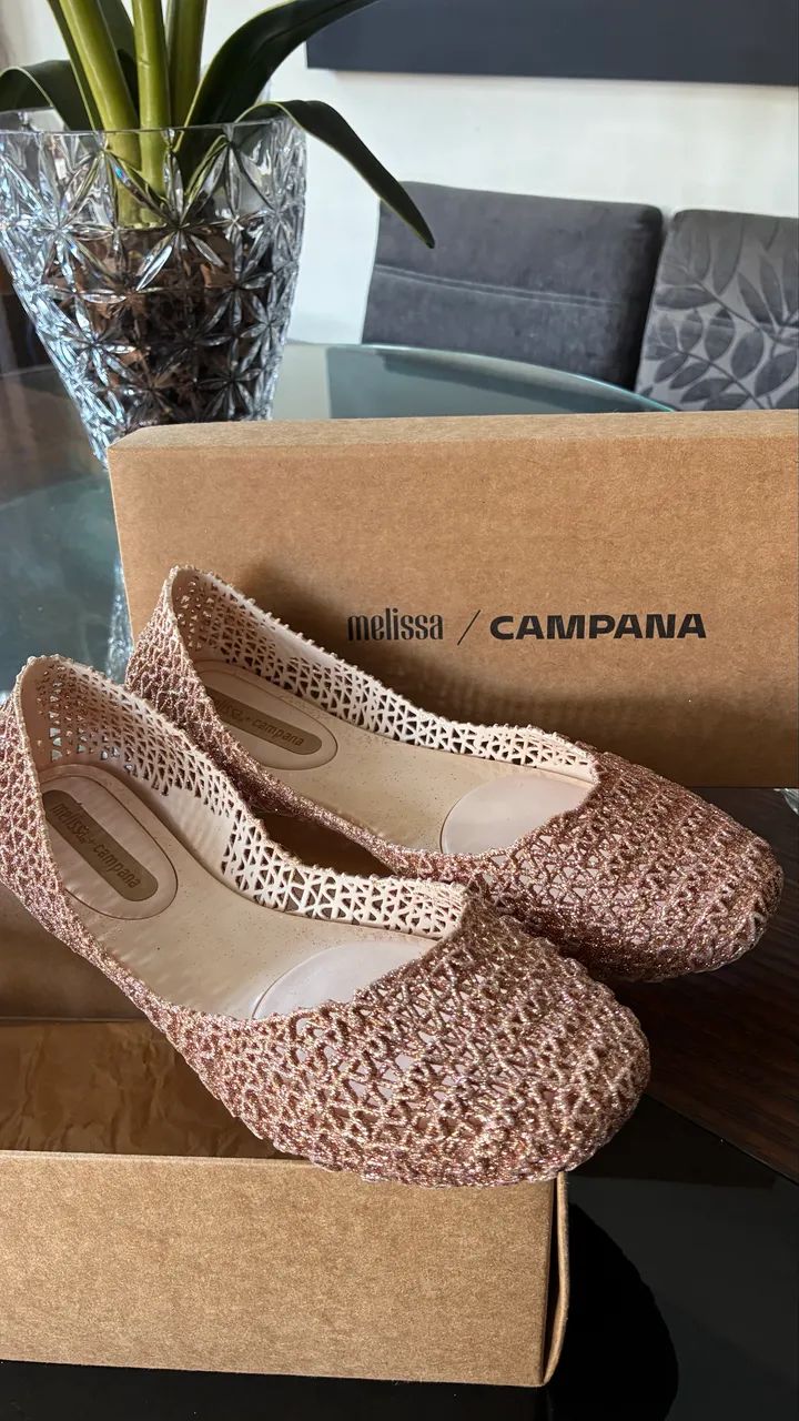 Melissa Campana Glitter Rosê - Foto 4