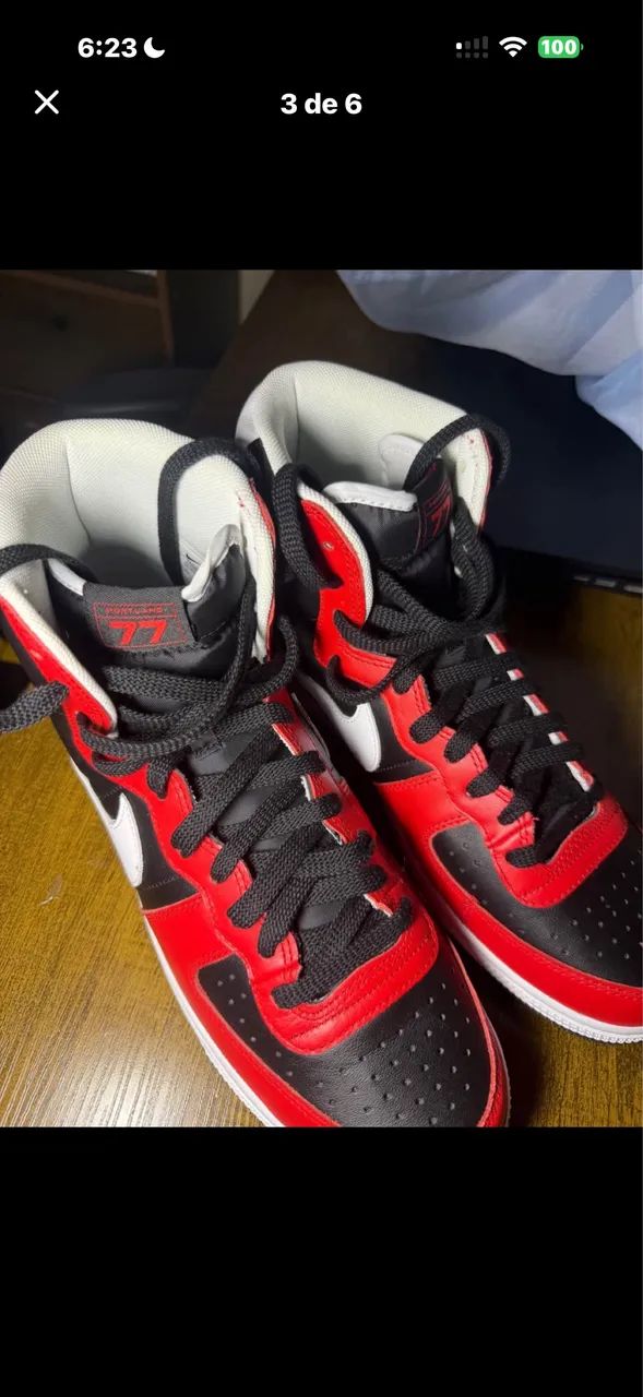 ? Nike Terminator High Black and University Red