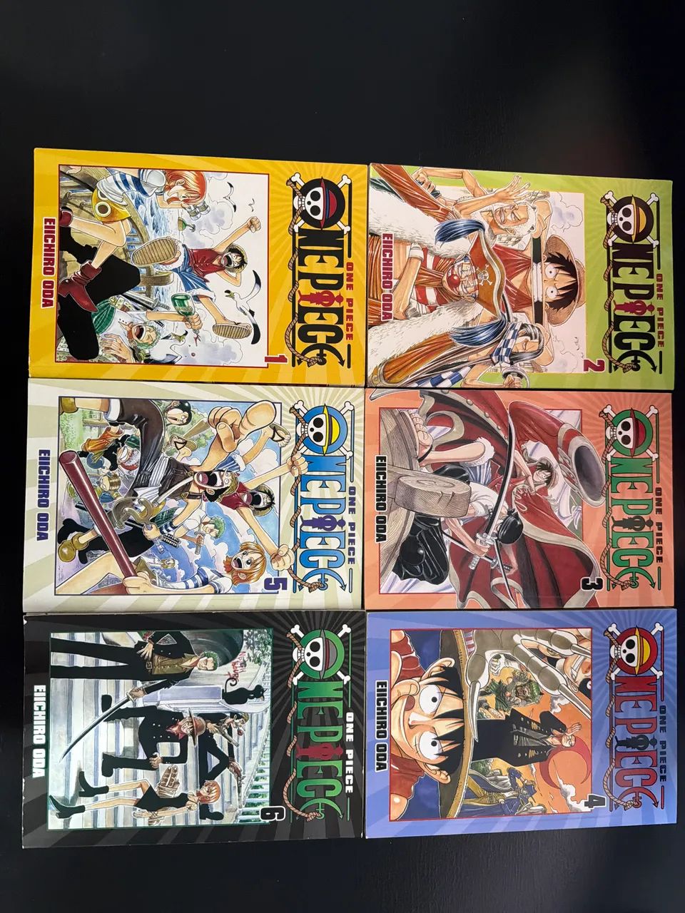 One piece 1-6 seminovos - Livros e revistas - Barra do Imbuí