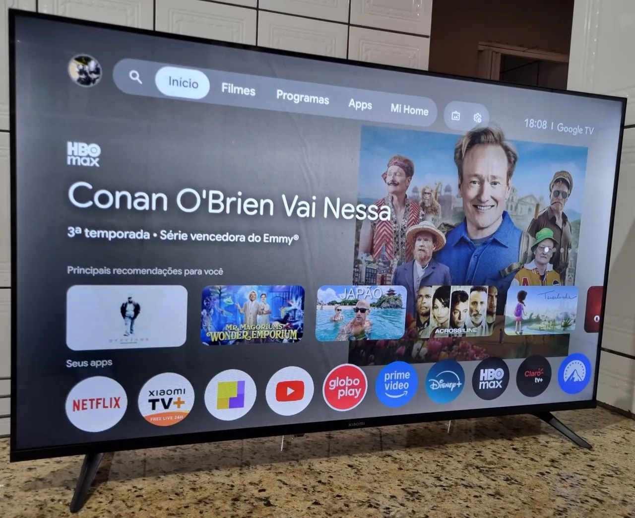 Tv Smart 43" Xiaomi Google Android seminova  - Foto 2
