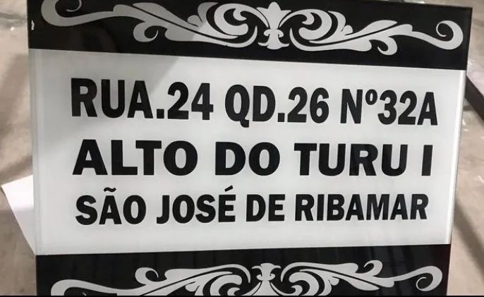 FABRICO PLACAS DE ENDEREÇO  - Foto 5