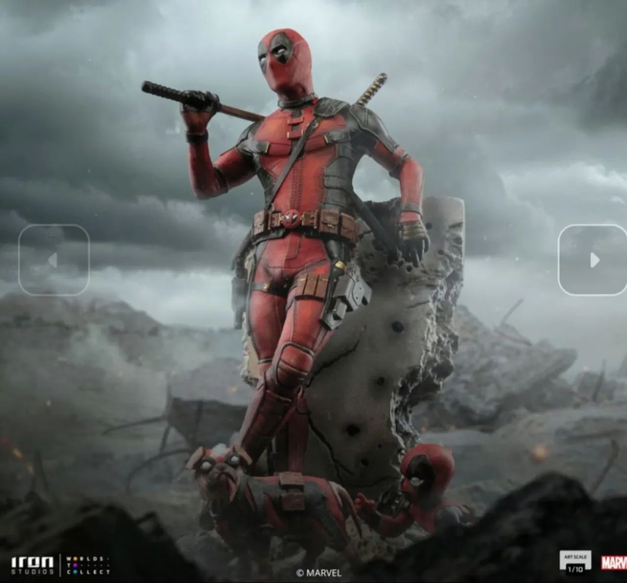 Deadpool Iron Studios Deadpool e Wolverine<br><br>