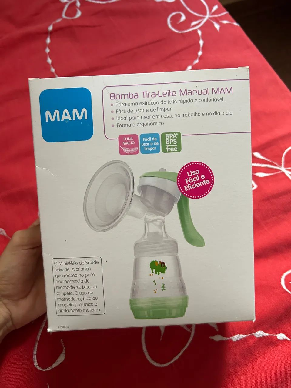 Bomba de tirar leite manual MAM - Foto 2