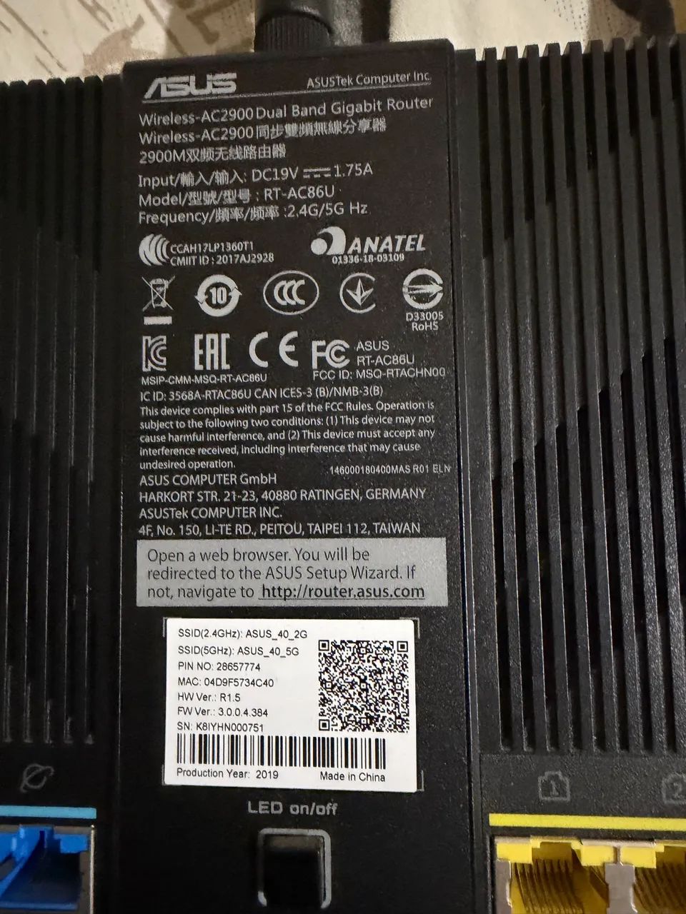 roteador asus ac 2900 - Foto 3