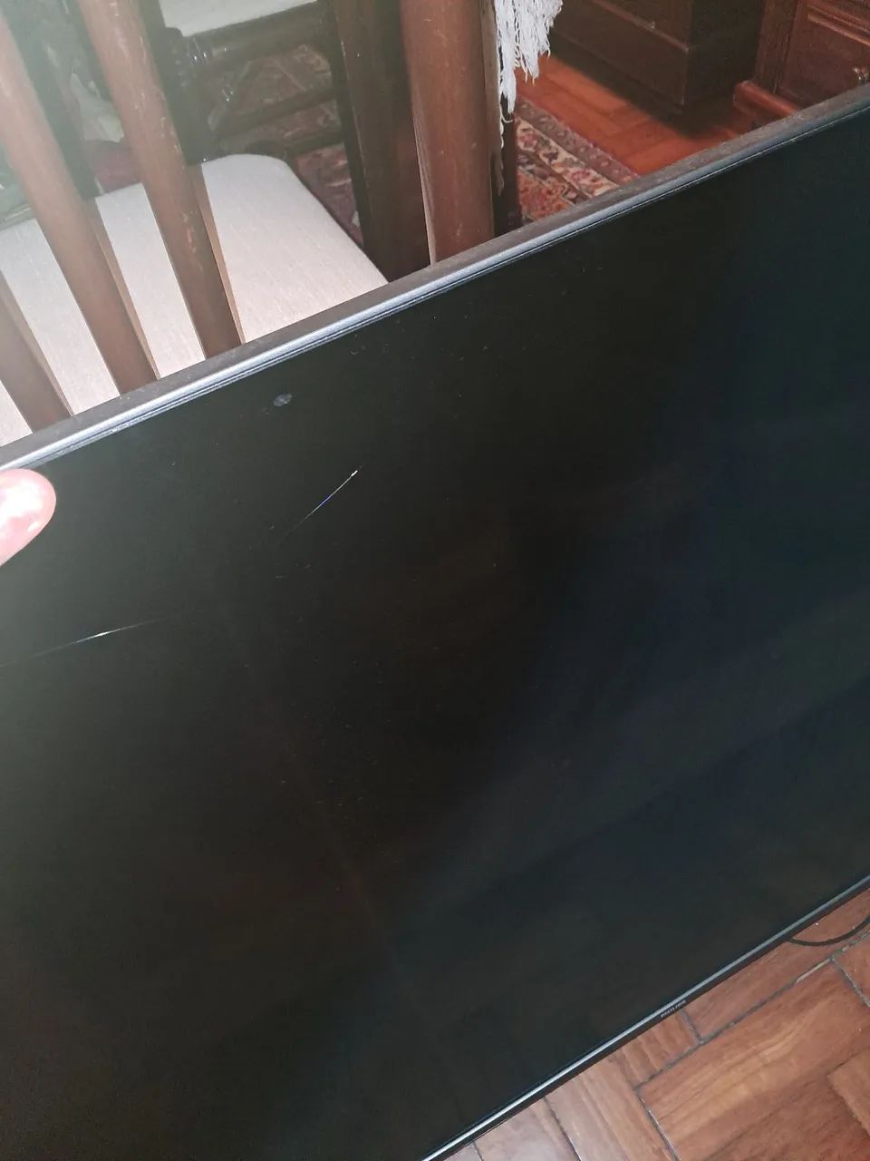 Televisão Philips 50 polegadas 4k - tela danificada - Foto 5