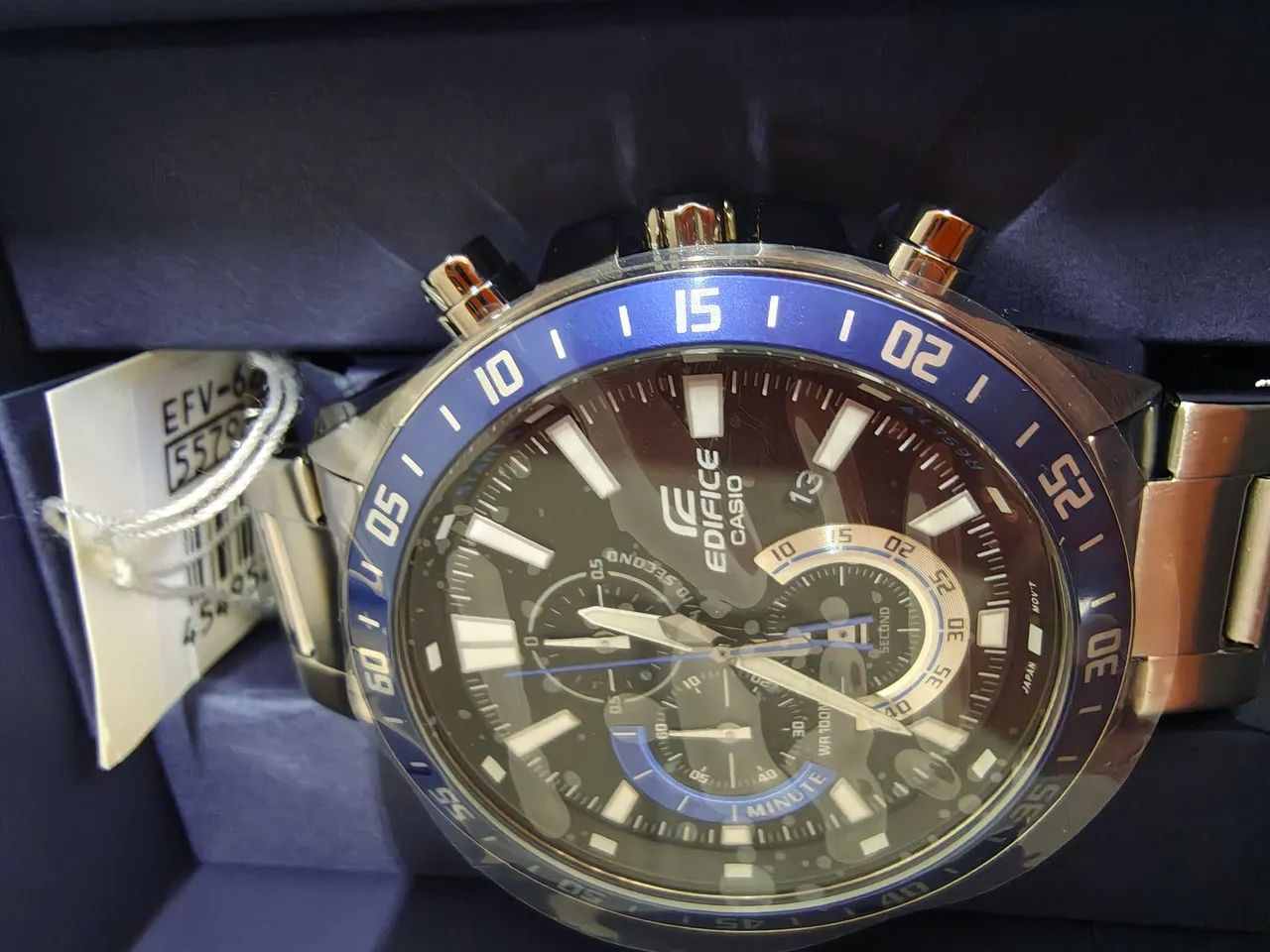Relógio Casio Edifice Original Novo Lacrado com Nota Fiscal e 01 Ano Garantia  - Foto 5