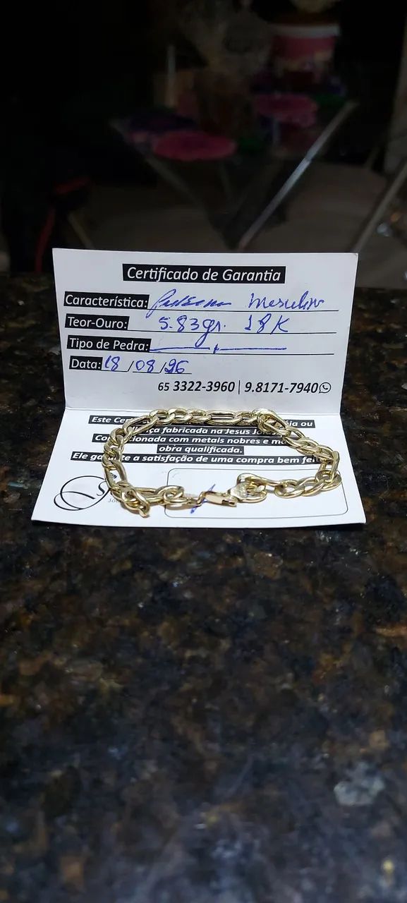 Pulseira ouro 18k - Foto 2