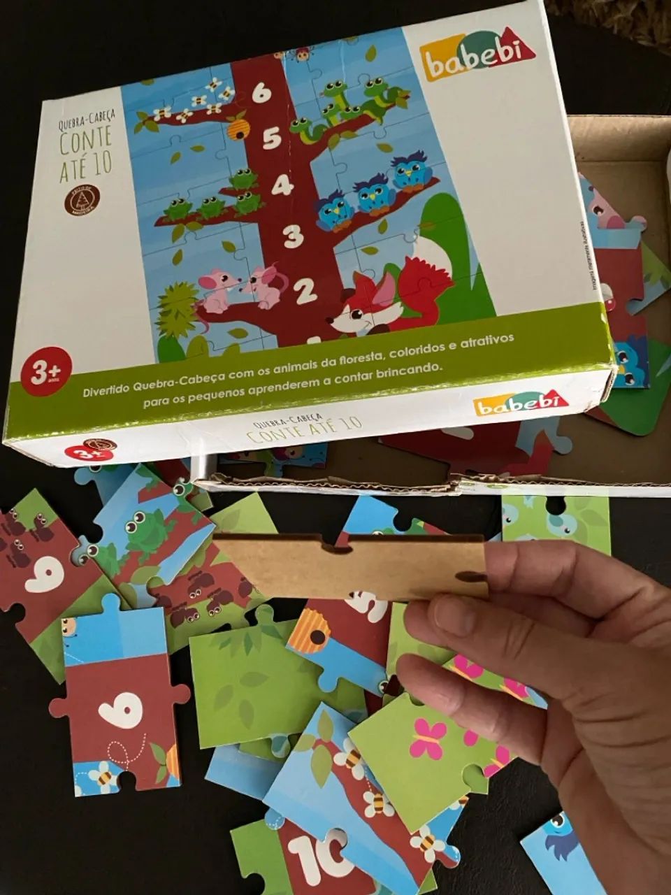 Divertido Quebra-Cabeça com os animais da floresta - Babebi - Foto 3