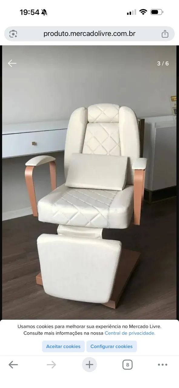 Cadeira de maquiagem 