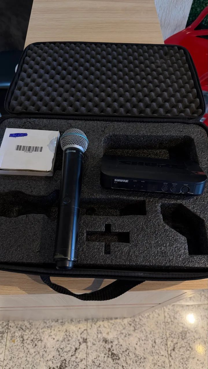 VENDO MICROFONE SHURE BETA 58A SEM FIU - Foto 3