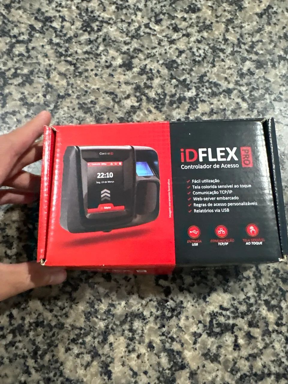 Id flex pro control id novo na caixa 
