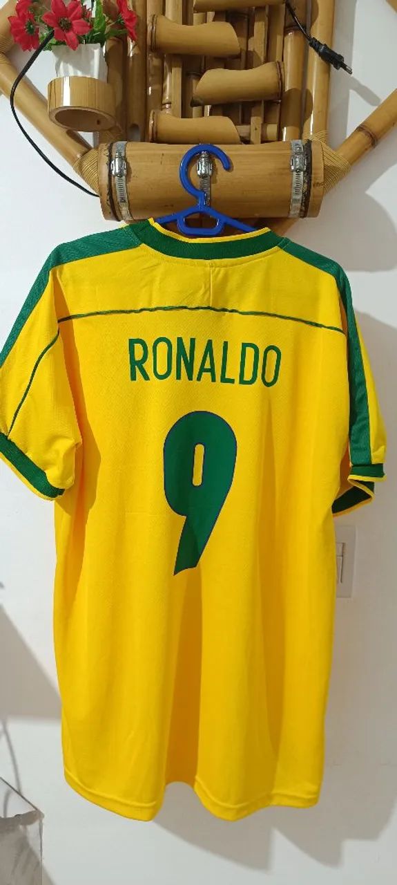 Camisa Ronaldo fenômeno retrô edição limitada  - Foto 3