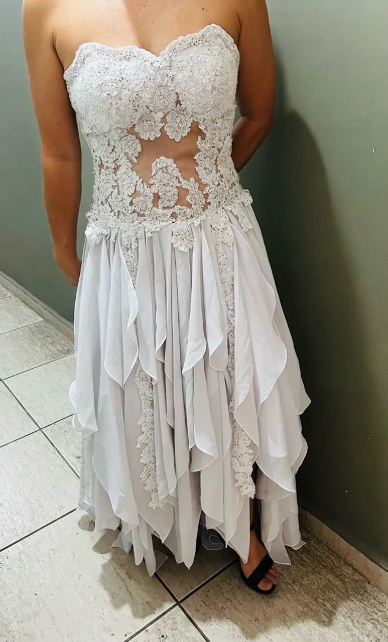 Vestido branco único 
